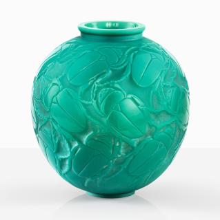 René Lalique - Gros Scarabées Vase [Vase Gros Scarabées]