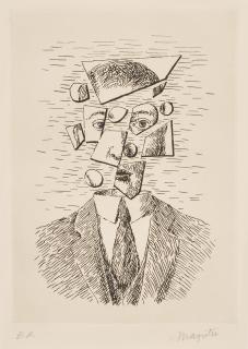 René Magritte - Aube à l\'Antipode: one plate (Kaplan & Baum 8)