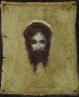 René Magritte - Jesus Christus [Tête de Christ]