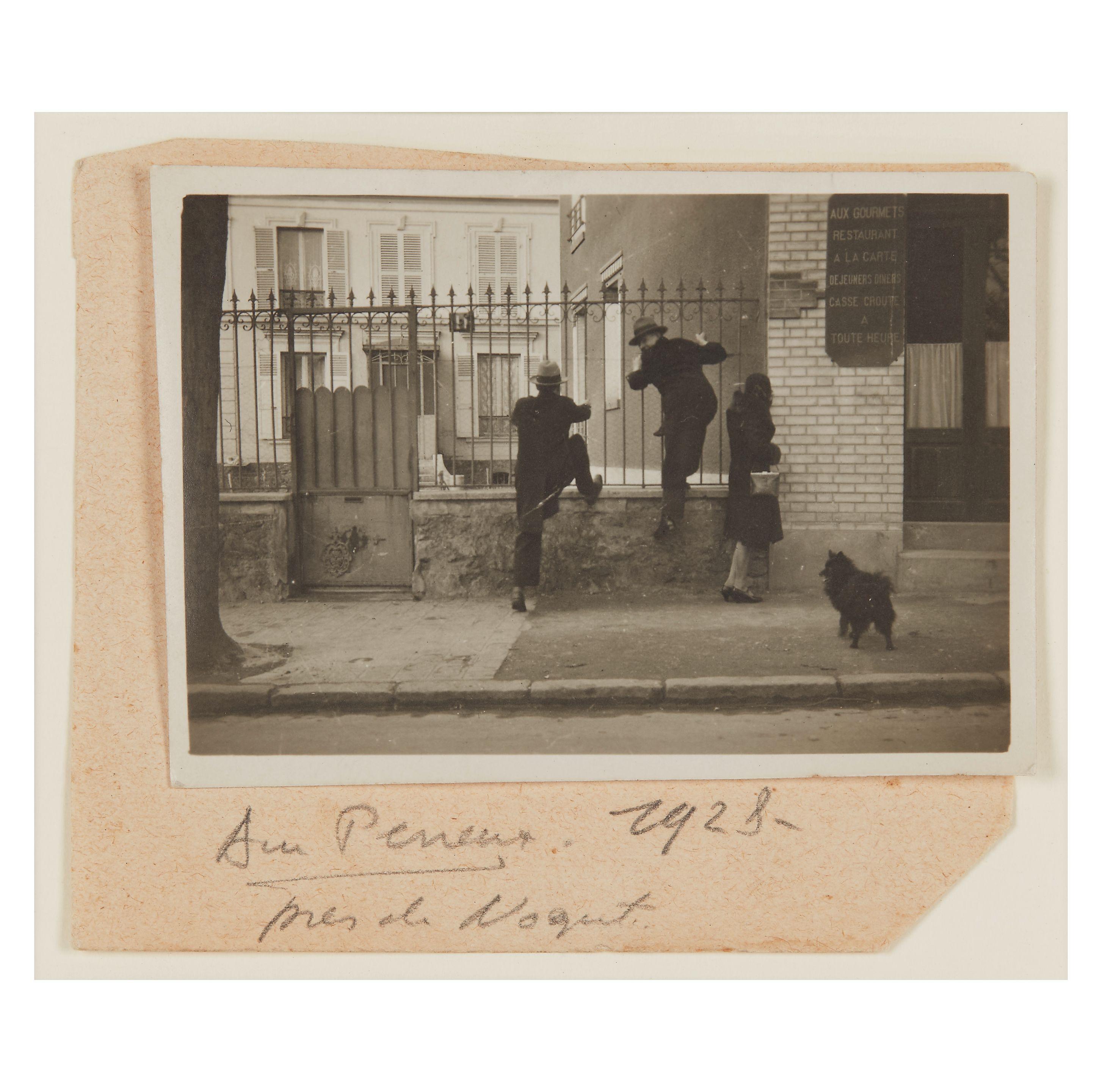 René Magritte - La descente de la courtille, Camille Goemans, René Magritte, Georgette Magritte