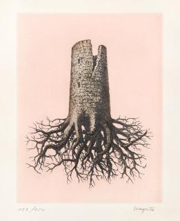 René Magritte - La Folie Almayer, Plate III, From \'Le Lien De Paille\' By Louis Scutenaire