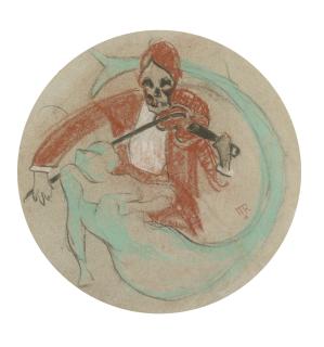 René Magritte - La Mort Et La Sirène (Dessin Pour Une Affiche)