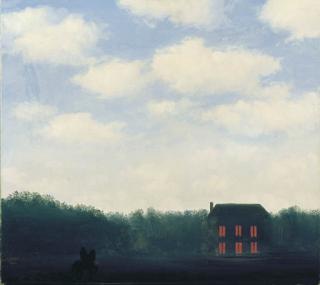 René Magritte - Landscape With Rider