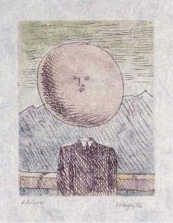 René Magritte - L\'Art de Vivre, plate I from Le Lien de Paille (K. & B. 16)