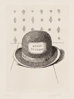 René Magritte - Le Bouchon d\'Epouvante, from Aube a l\'Antipode