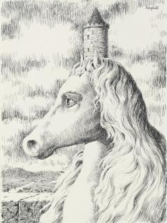 René Magritte - Le Météore (Étude)