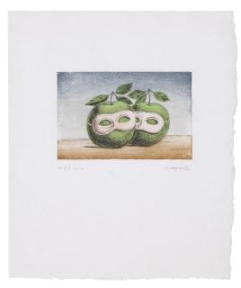 René Magritte - Le Prêtre Marie, from Signe de Survie au Temps d\'Amour