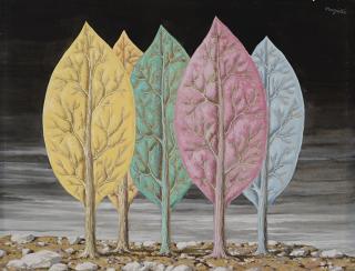 René Magritte - L\'Incendie