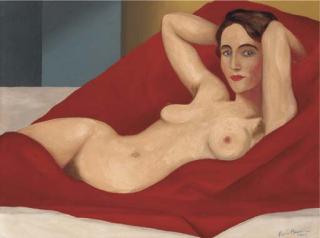 René Magritte - Nu allongé (Georgette Magritte)