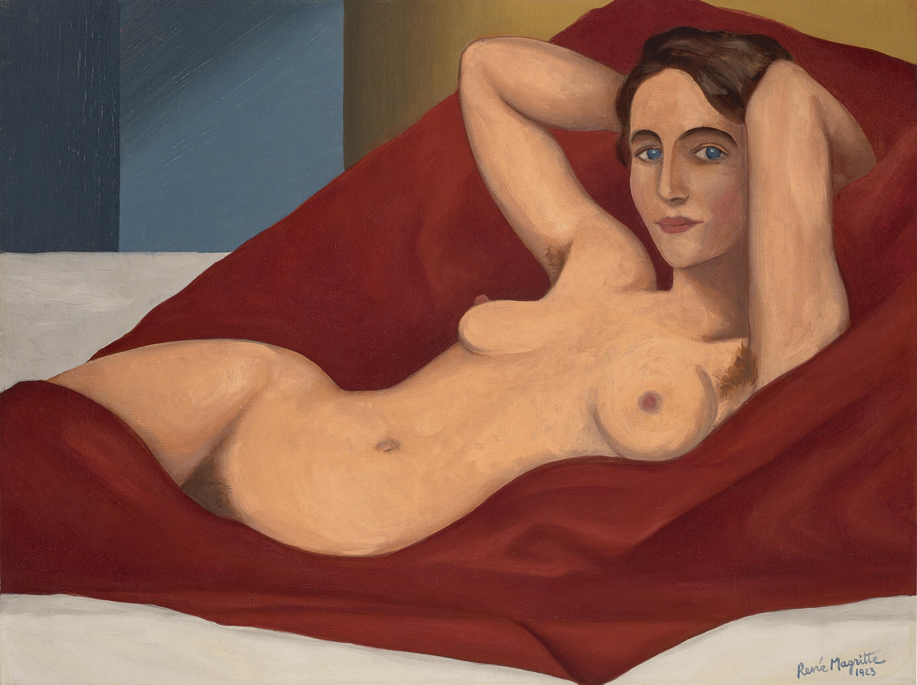 René Magritte - Nu allongé