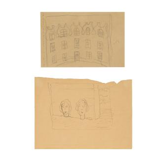 René Magritte - Sans titre (Deux oeuvres)