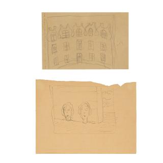 René Magritte - Sans titre (Deux oeuvres)