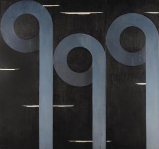 René Magritte - Triptyque formant paravent, composition