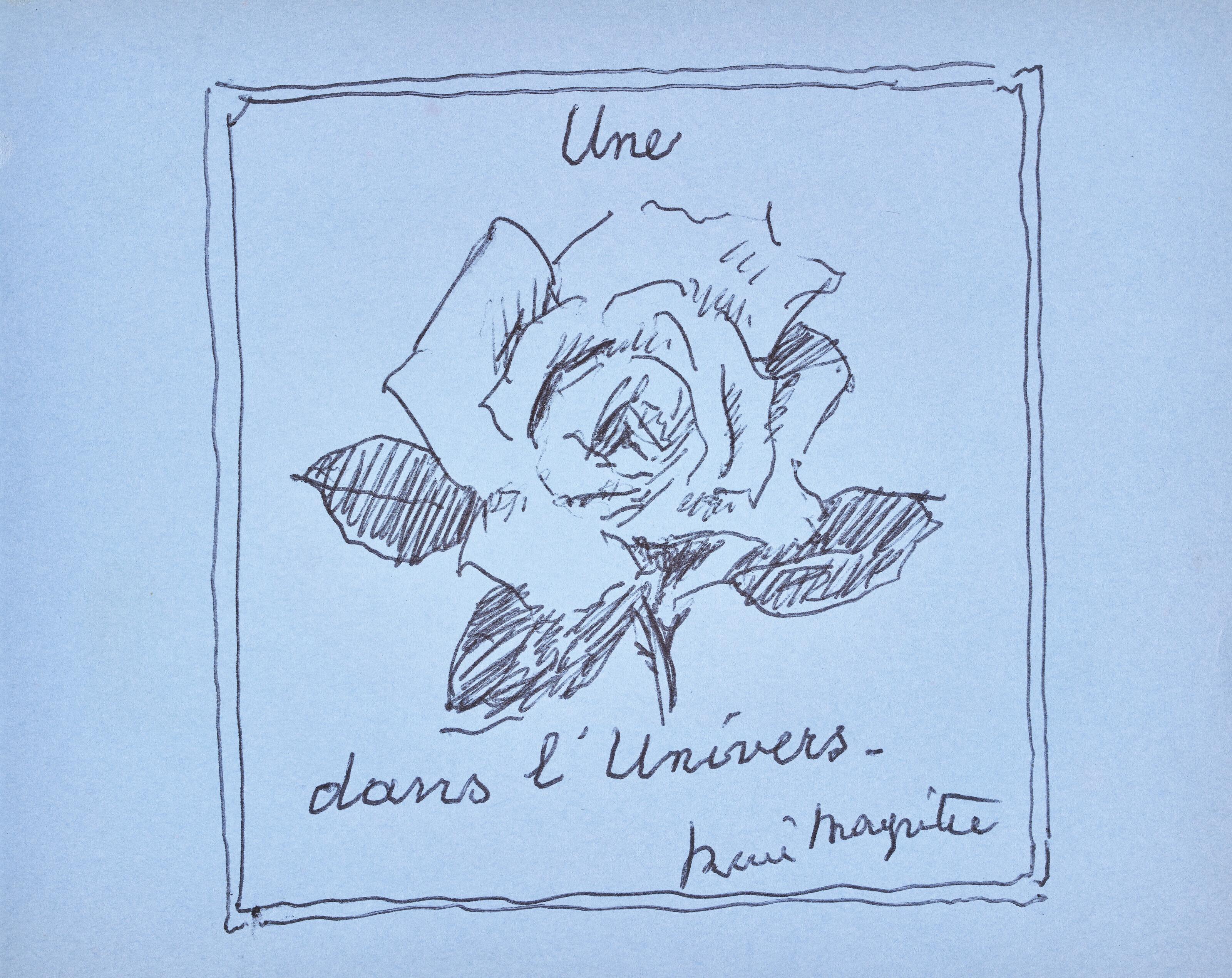 René Magritte - Une rose dans l’univers