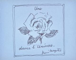 René Magritte - Une rose dans l’univers