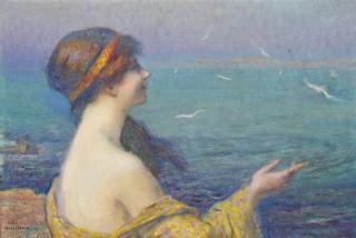 René Maire Léon Devillario - A Maiden On The Shore