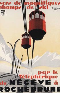 René Michaud - Mégève À Rochebrune