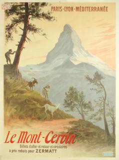 René Péan - Le Mont-Cervin, Zermatt. Plm