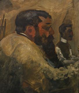 René Pierre Charles Princeteau - Deux Artistes Peignant