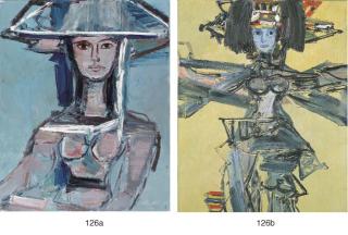 René Portocarrero - a. Retrato en azul