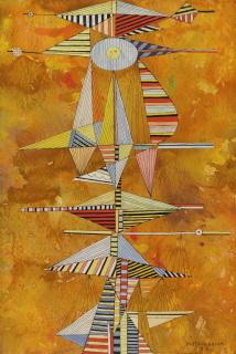 René Portocarrero - Abstract Composition