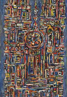 Rene Portocarrero - Catedral en azul