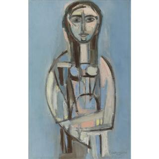 René Portocarrero - Figura En Azul