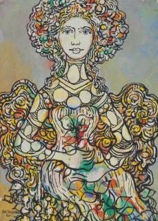 René Portocarrero - Figura sedente