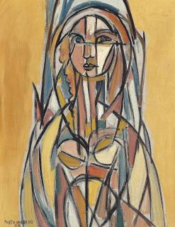 René Portocarrero - Laura (Mujer en amarillo)