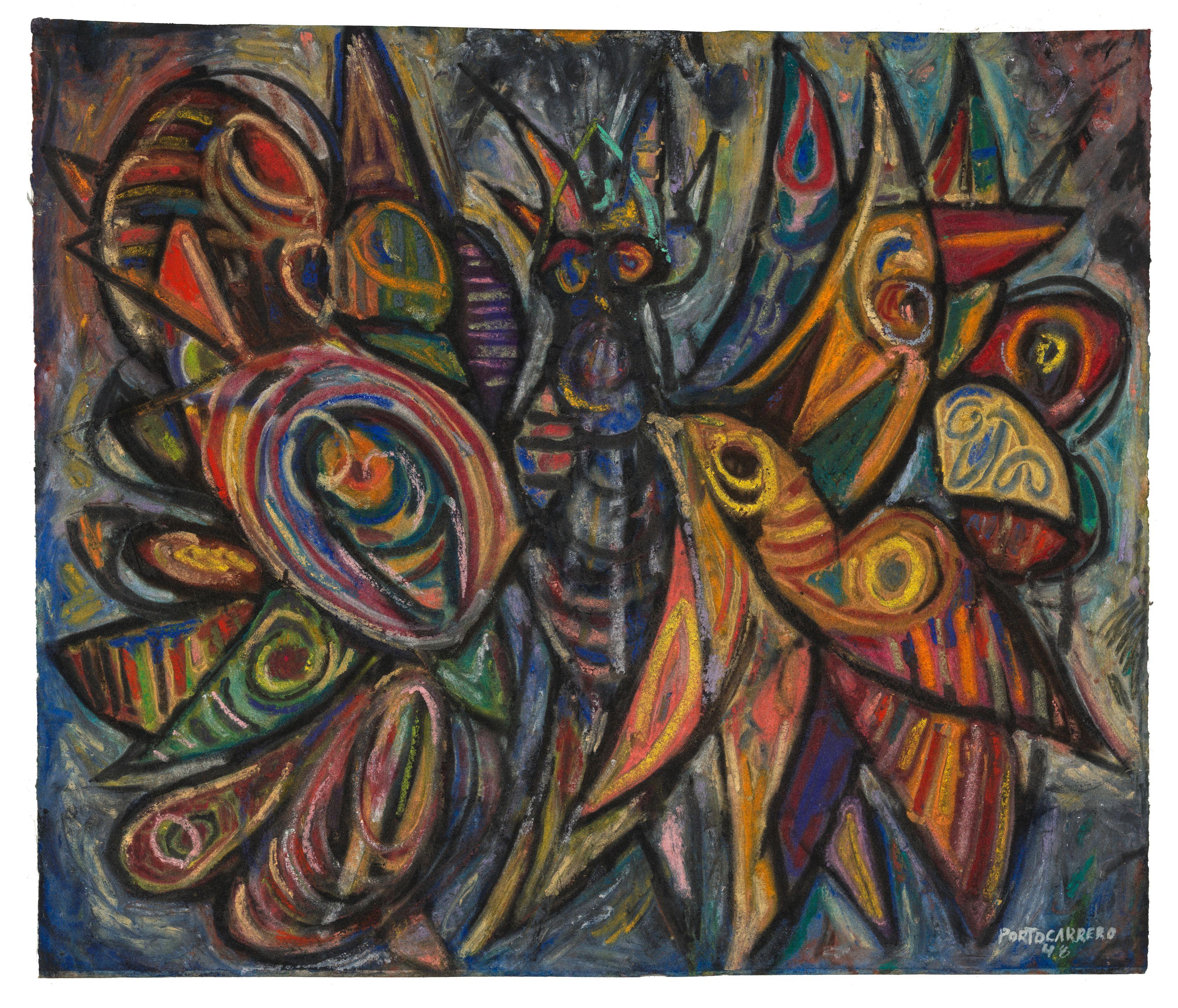 René Portocarrero - Mariposa