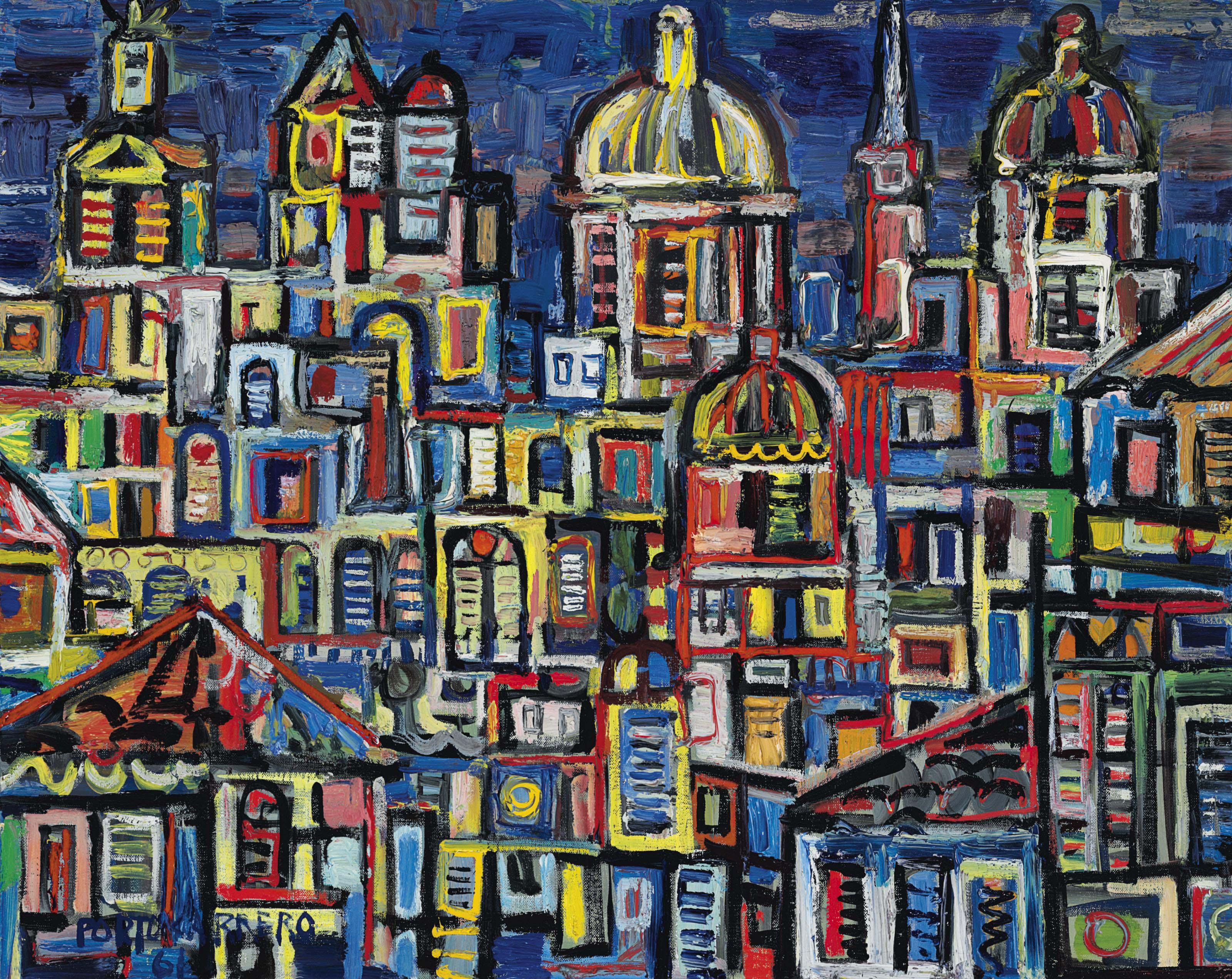 René Portocarrero - Paisaje de La Habana