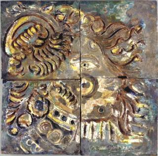 René Portocarrero - Retrato de mujer