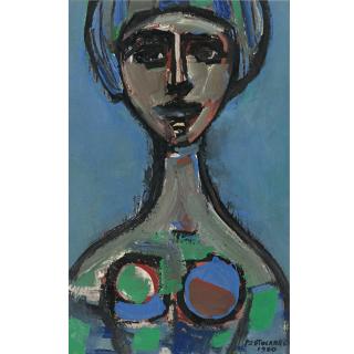 René Portocarrero - Retrato De Una Mujer