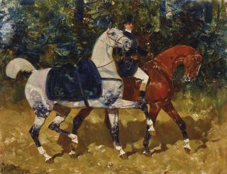 René Princeteau - La promenade