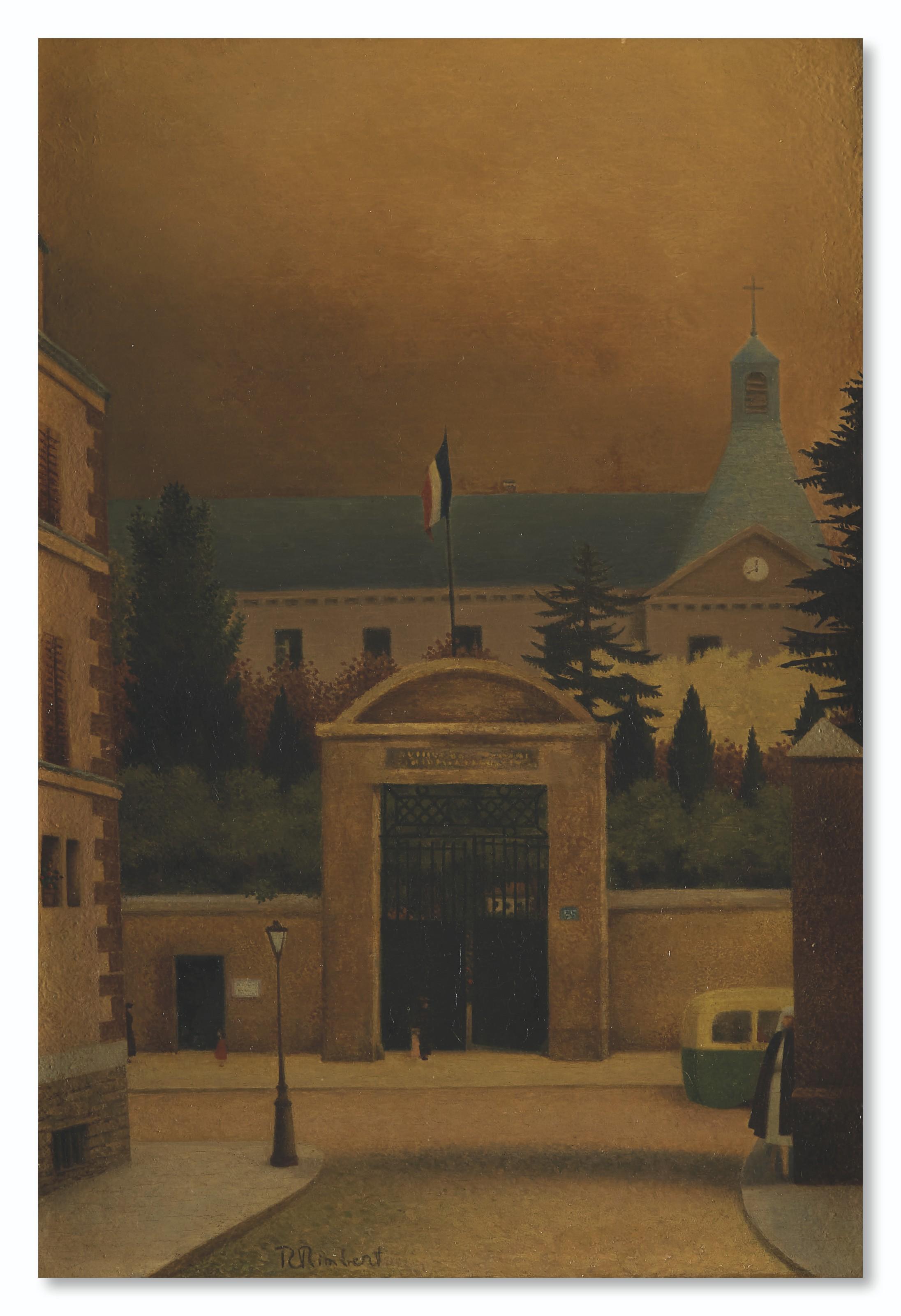 René Rimbert - La Porte entrouverte