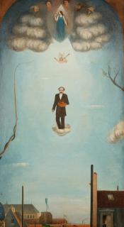 René Rimbert - Le Douanier Rousseau montant vers la gloire et entrant dans la postérité