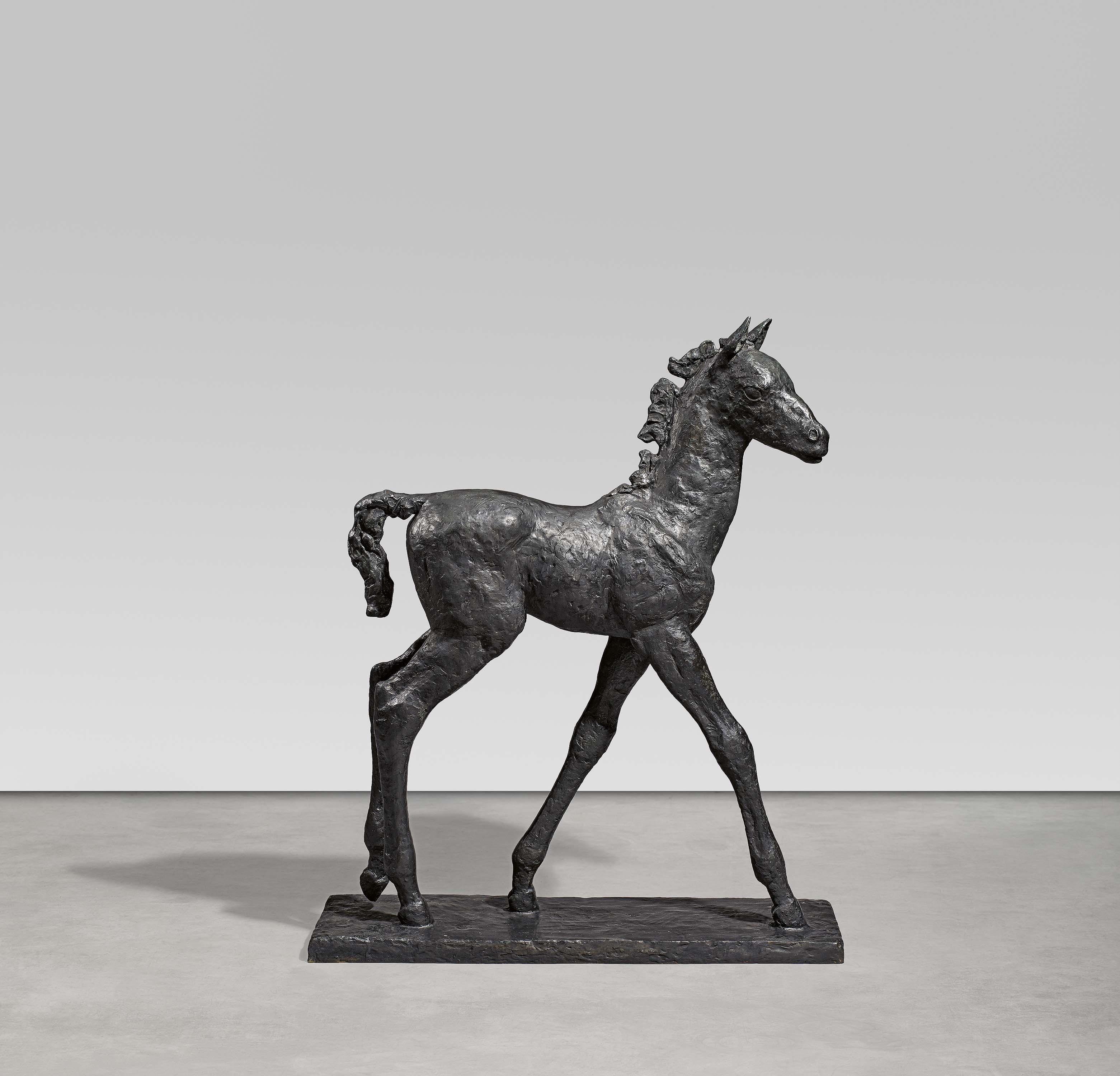 Renée Sintenis - Großes Vollblutfohlen.