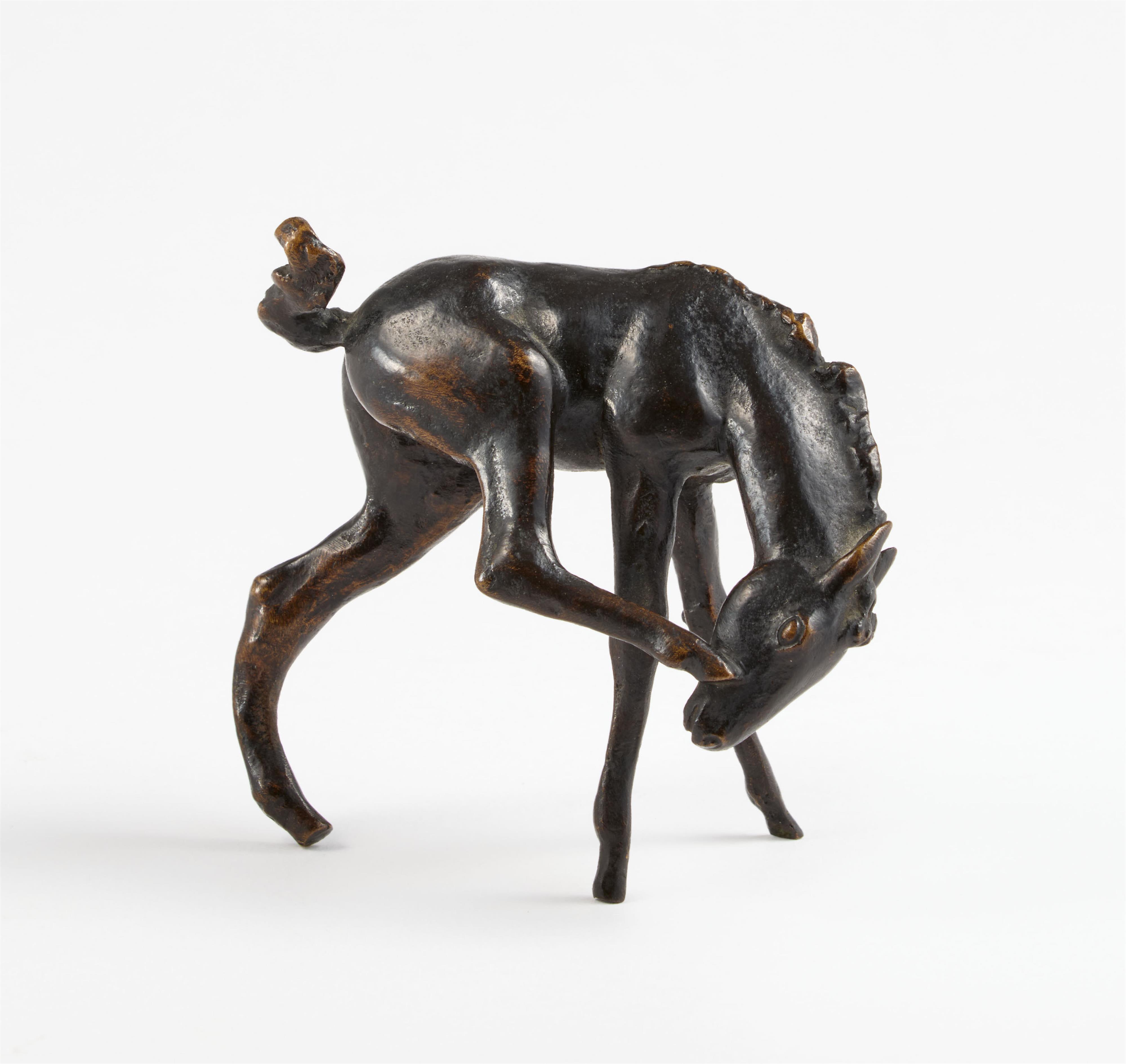 Renée Sintenis - Kleines, sich kratzendes Fohlen