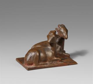 Renée Sintenis - Liegende Ziegen (Junge Ziegenböckchen)