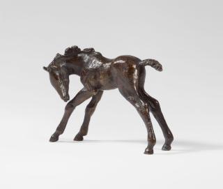 Renée Sintenis - Sich leckendes Fohlen