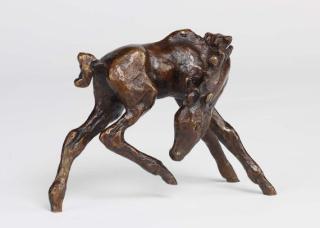 Renée Sintenis - Sich leckendes Fohlen