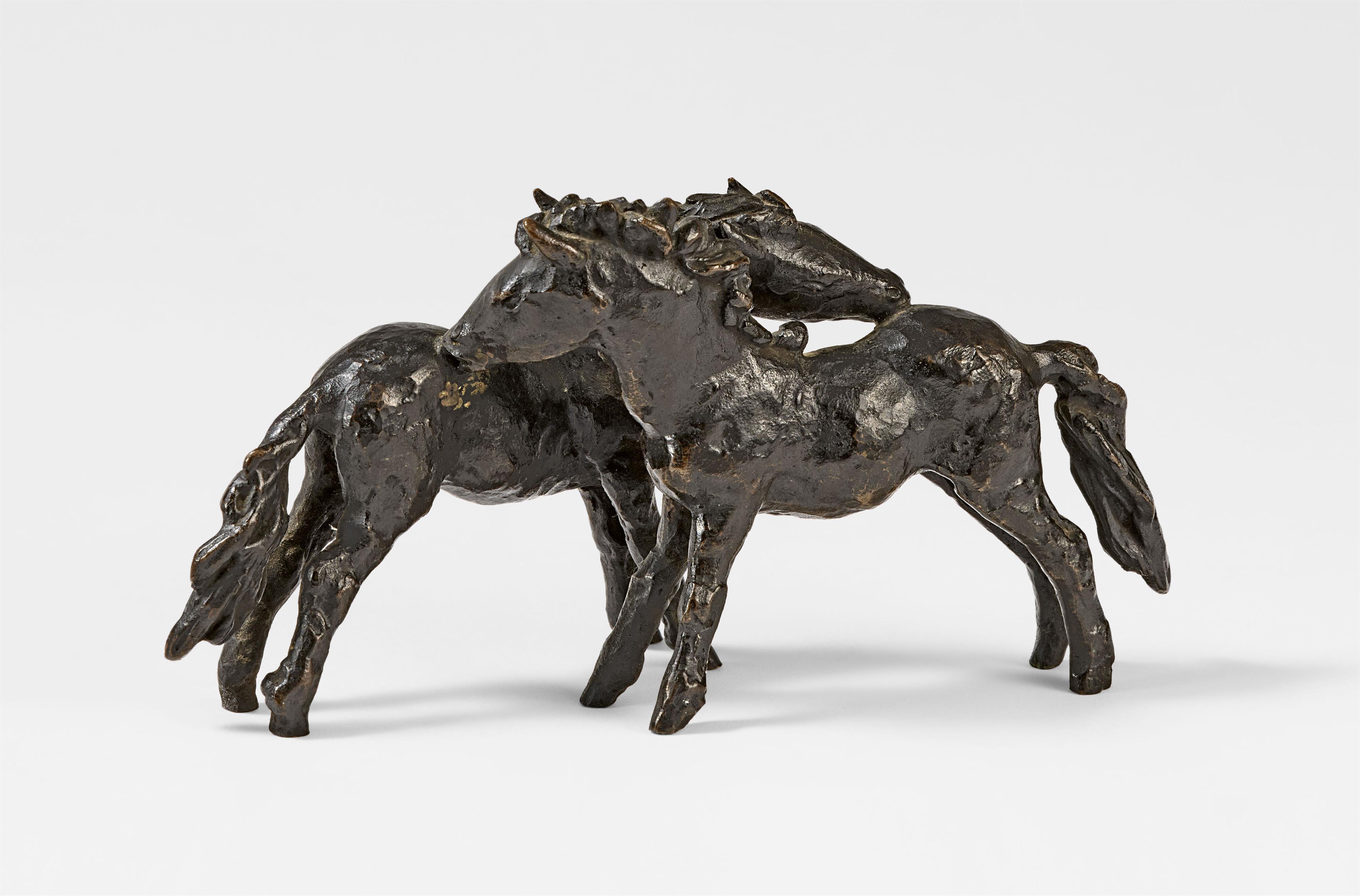 Renée Sintenis - Spielende Shetlandponys