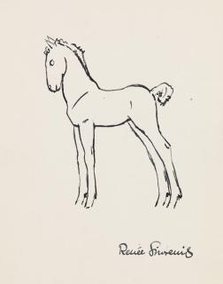 Renée Sintenis - Stehendes Fohlen