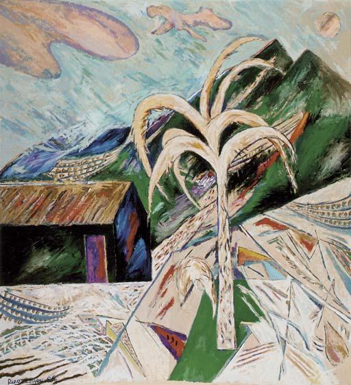 Renos Loizou - Palm Tree in a Landscape