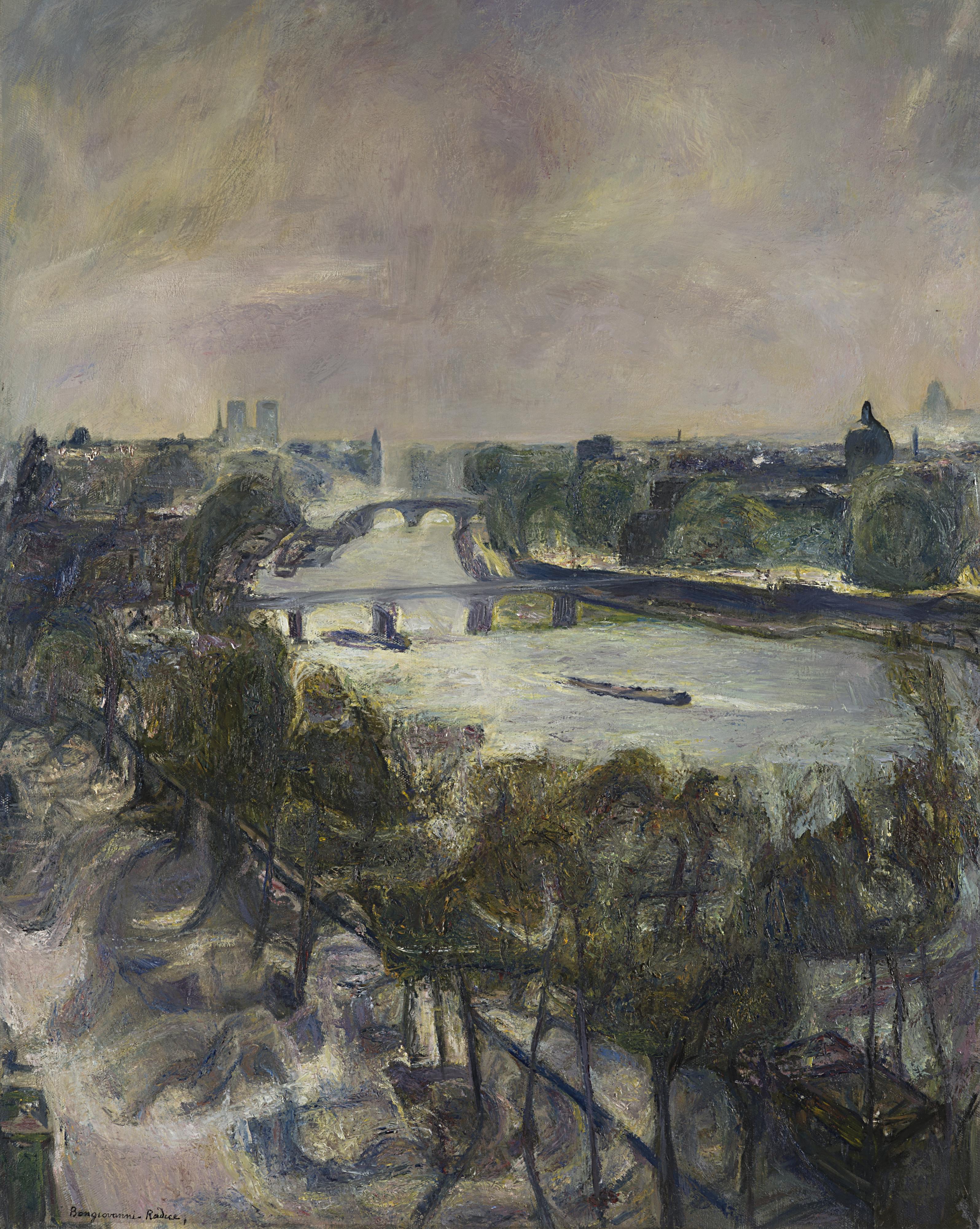 Renzo Bongiovanni Radice - La Senna. Parigi