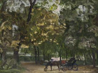 Renzo Bongiovanni Radice - Milano, carrozzella al parco