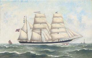 Reuben Chappell of Goole - The Norwegian barque Bessel of Bergen
