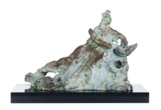 Reuben Nakian - Europa; and a companion drawing