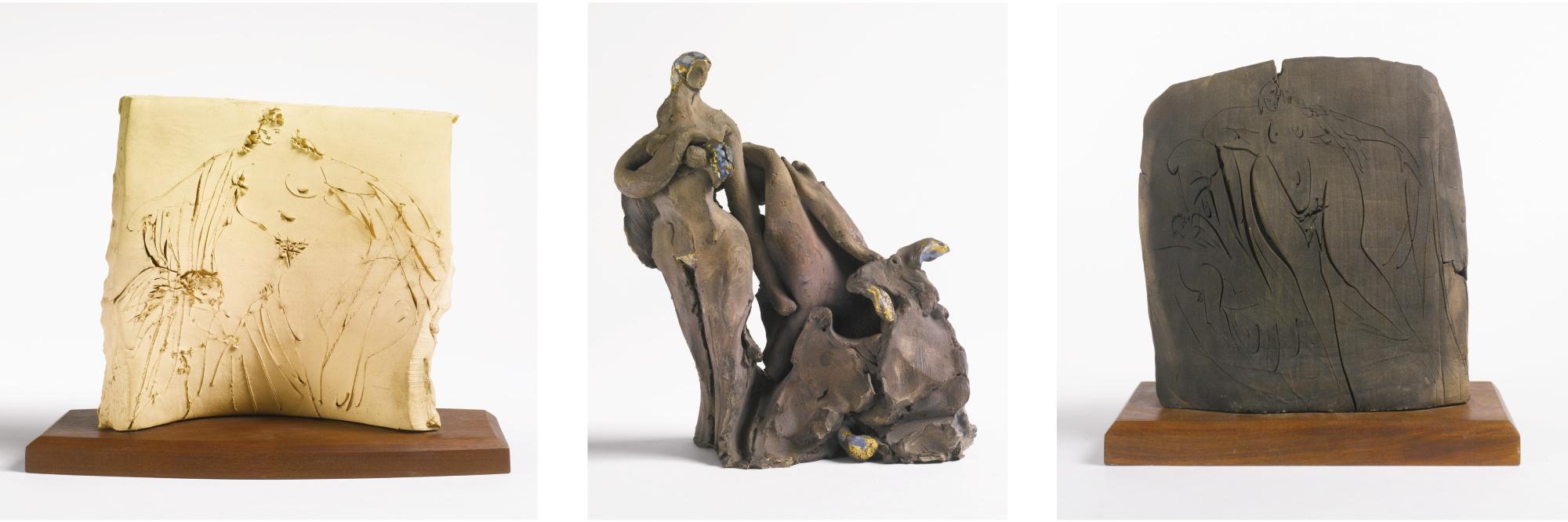 Reuben Nakian - Nymph And Goat; Europa And The Bull With Cupid: A Group Of Three Sculptures