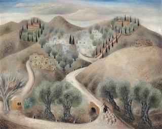 Reuven Rubin - Galilean Landscape